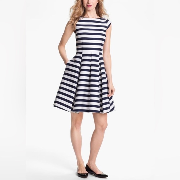Kate Spade New York Mariella Dress – Monaco Stripe Size 10 | NWT - Picture 1 of 9